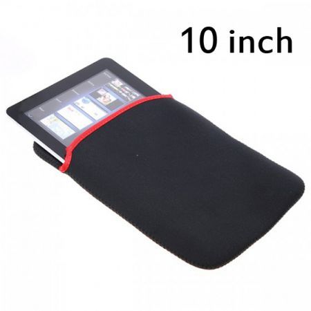 Black Portable Soft Protect Cloth Cover Case Bag Pouch for 10" Tablet PC MID