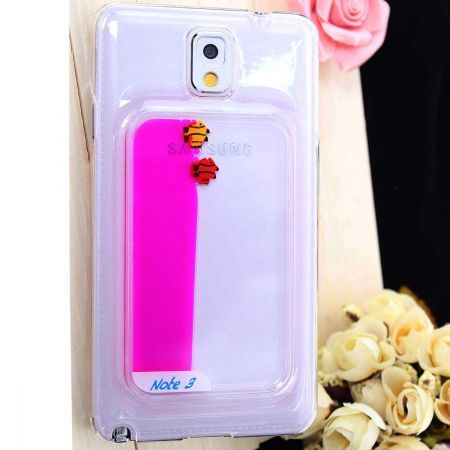 Fashion Fish Pattern Plastic Case for Samsung Galaxy Note 3- Rose