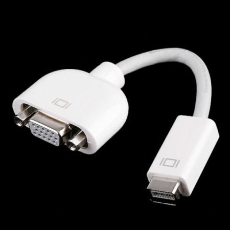 Mini DVI To VGA Adapter Cable For Apple Macbook Pro 3Inch