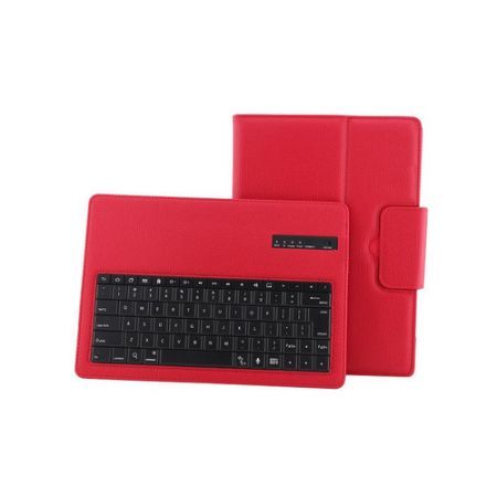 Removable Bluetooth Keyboard Case For Samsung Galaxy Note 10.1 N8000 - Red