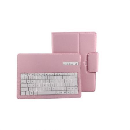Removable Bluetooth Keyboard Case For Samsung Galaxy Note 10.1 N8000 - Pink