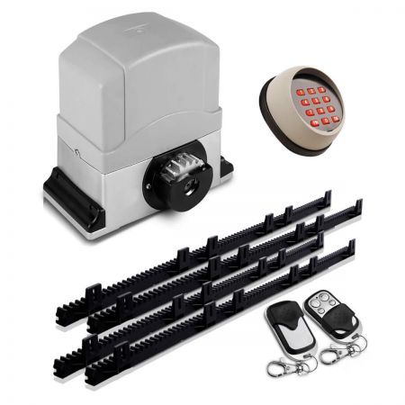 LockMaster Automatic Sliding Gate Opener with 2 Remote Controls