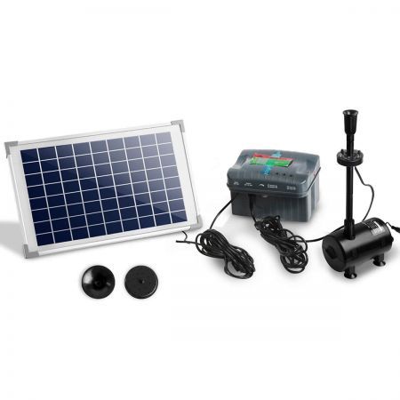 800L/H Submersible Fountain Pump with Solar Panel