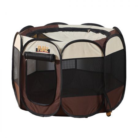 PaWz Dog Playpen Pet Play Pens Foldable Panel Tent Cage Portable Puppy Crate 48"